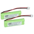 Produktbild: vhbw 2X NI-MH Akku 500mAh (2.4V) kompatibel mit Festnetz Telefon Medion MD83242, MD83282 ersetzt VT50AAAALH2BMJZ, GP1010, GPHC05RN01.