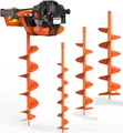 Produktbild: FUXTEC Erdbohrgerät | inkl. 100,150,200mm Aufsätze | Notstop-Schalter | Easy-Starter | 52ccm |3PS | 2-Takt | 9,3kg | 1200ml | 2,2kw | FX-EB152