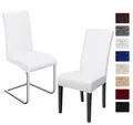 Produktbild: Stuhlhussen 2 Stück Stretch-Stuhlbezug elastische moderne Husse Elasthan Stre...