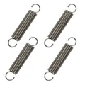 Produktbild: GUNGY Zugfedern mit Haken Edelstahl Spannfeder Zugfeder 50mm Außendurchmesser 10mm Drahtdurchmesser 1,2mm Maximale Zugkraft 3,2KG 1,2x10x50mm 4 Stück