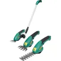 Produktbild: 2in1 Akku Rasenschere und Heckenschere mit Teleskoparm Akku 3,6V Li-Ion Strauchschere Grasschere Gartenschere