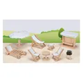 Produktbild: Goki Holzpuppenmöbel Gartenmöbel, 9dlg.