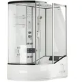Produktbild: Home Deluxe Duschkabine, Weiß, Glas, 90 cm, Badezimmer, Baden & Duschen, Duschkabinen