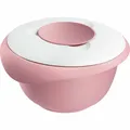 Produktbild: Westmark Rührschüssel 3,5l mit zweiteiligem Deckel aus Kunststoff in Rosa Weiß