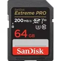 Produktbild: Extreme PRO 64 GB SDXC, Speicherkarte schwarz, UHS-I U3, Class 10, V30