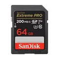 Produktbild: SanDisk Extreme PRO SDXC UHS-I Speicherkarte 64 GB (V30, Übertragungsgeschwindigkeit 200 MB/s, U3, 4K UHD Videos, SanDisk QuickFlow-Technologie, temperaturbeständig)