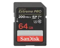 Produktbild: Sandisk Extreme Pro Speicherkarte (64 GB, 200 MB/s Lesegeschwindigkeit, für Spiegelreflexkameras und Camcorder)
