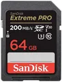 Produktbild: SanDisk Extreme PRO SDXC-Karte 64 GB Class 10 UHS-I stoßsicher, Wasserdicht