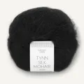 Produktbild: TYNN SILK MOHAIR von SANDNES GARN - SVART (1099) - 25 g / ca. 212 m Wolle