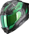 Produktbild: Scorpion Exo-1500 Carbon Air Platted Helm, schwarz/grün, 2XL (63/64)