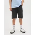 Produktbild: Jack & Jones Junior Shorts JJITONY relaxed fit mit mittlerer Bundhöhe unifarben, modisch, relaxed fit, Web schwarz 146