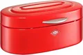 Produktbild: WESCO Brotkasten Single Elly | Retro Design | Stahlblech pulverbeschichtet | 32x19,4x14 cm | mit Belüftung | rot