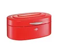 Produktbild: WESCO 236101-02 Brotkasten SINGLE ELLY in ROT ovales Retro Design / Brotbehäl...