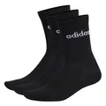 Produktbild: adidas Unisex Kids Linear Crew Cushioned Socks 3 Pairs, Black / White, 7-8 Years