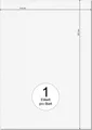 Produktbild: PRINTATION Folien-Etiketten matt transparent (B210xH297mm=A4) 10xA4 à 1 Eti. 1431646-KM