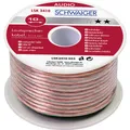 Produktbild: SCHWAIGER Lautsprecherkabel, 10 m 1,5 mm transparent