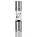 Produktbild: AdHoc Doppelmühle Duomill Pure, Metall, 4.5x22x4.5 cm, Sichtfenster, Mahlstärke einstellbar, Tischkultur & Servieren, Gewürzmühlen & -Streuer