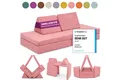 Produktbild: Linodino Kindersofa Spielsofa I aus Schaumstoff Bausteine I Spielcouch für Kinder, Wasserfeste Unterbezüge, Waschbare Chenille Bezüge 30°