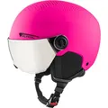 Produktbild: ALPINA ZUPO Visor Q-LITE - hochwertiger & sicherer Skihelm für Kinder, mit abnehmbaren Ohrenpolstern, mit kontrastverstärkendem Visier - pink matt - M (51-55 cm)
