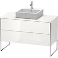 Produktbild: Duravit XSquare Konsolenwaschtischunterbau bodenstehend, 2 Auszüge, 1200x778x548mm, XS492207575, Farbe: Leinen