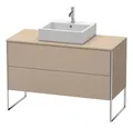 Produktbild: Duravit Xsquare Waschtischunterbau für Konsole 2 Auszüge 1200 x 548 x 778 mm Leinen - XS492207575