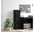 Produktbild: vidaXL Highboard, Highboard Schwarz Eichen-Optik 31,5 x 32 x 122,5 cm