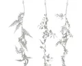 Produktbild: Winterliche Kunstpflanze Weihnachtsgirlande Glitzer Farn & Blätter 180cm, 3 Stück, Kaemingk, Höhe 2 cm