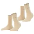 Produktbild: Esprit Socken Uni (2-Paar, 2 Paar) aus elastischem Material, atmungsaktiv, weich, hautfreundlich beige 39-42