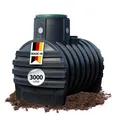 Produktbild: 4rain MONO Erdtank 3000 Liter inkl. Tankabdeckung - unterirdische Zisterne