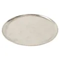 Produktbild: Deko-Tablett Aluminium vernickelt rund silbergrau Ø 43 cm