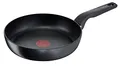 Produktbild: Tefal G28904 Hard Titanium Pro Bratpfanne 24 cm | Antihaftversiegelung | Thermo-Signal | stabiler Boden | Induktion | tiefe Form | Schwarz