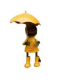 Produktbild: Deko-Impression Dekofigur Frosch im Regendress mit Schirm Gartendekoration Eisen gelb 18,5 cm (1 St)