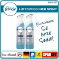 Produktbild: 2x Febreze Lufterfrischer Spray Morgentau Extra Stark 185 ml