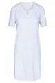 Produktbild: Rösch Damen Nachthemd Baumwolle Kurzarm Punkte-Streifen Dessin 1884145 c16361, 50
