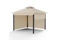 Produktbild: blumfeldt Pavillon Grandezza, (Set), Gartenpavillon Outdoor Garten mit 4 Seitenteilen Stahl 275x297x297 cm