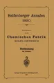Produktbild: Helfenberger Annalen 1890 Eugen Dieterich