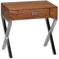 Produktbild: Mid.you Nachtschrank Skyport Guna, Sheesham, Metall, Sheesham, massiv, 1 Schubladen, 45x45x50 cm, Holzmöbel, Holztische, Nachttische Holz