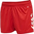 Produktbild: hummel Sporthose hmlCORE XK Poly Shorts (robuster Doppelstrick, ohne Seitentaschen) kurz rot Damen
