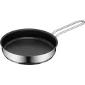 Produktbild: WMF Mini Bratpfanne beschichtet klein 18 cm, Cromargan Edelstahl poliert, Induktion, stapelbar, ideal für kleine Portionen oder Singlehaushalte - Silber