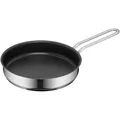 Produktbild: WMF Mini Bratpfanne beschichtet klein 18 cm, Cromargan Edelstahl poliert, Induktion, stapelbar, ideal für kleine Portionen oder Singlehaushalte