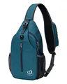 Produktbild: WATERFLY Sling Rucksack Sling Bag Schulterrucksack Umhängetasche Verstellbarer Rucksackgurt Wandern Brust Rucksack für Herren und Damen