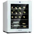 Produktbild: Klarstein Shiraz 16 Quartz Weinkühlschrank 42l Touch-Bedienfeld 160 W 5-18 °C Weißes Glas