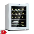 Produktbild: Klarstein Shiraz 16 Quartz Weinkühlschrank 42l Touch-Bedienfeld 160 W 5-18 °C Weiß 16 Flaschen 1 Kühlzone