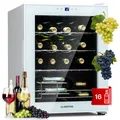 Produktbild: Weinkühlschrank Getränkekühlschrank 42 L mit Glastür 16 Flasche Touch LED Weiß
