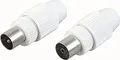 Produktbild: Schwaiger kst1121 532 F-Type 2pc (S) Coaxial Connector – Coaxial Connectors (2 PC (S))