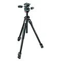 Produktbild: Manfrotto 290 DUAL Kit, Alu Stativ mit 3-Wege-Neiger, 90 Grad Mittelsäule MK290DUA3-3W