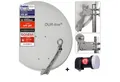 Produktbild: DUR-line DUR-line 1 Teilnehmer Set - Qualitäts-Alu-Satelliten-Komplettanlage - Sat-Spiegel
