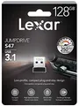Produktbild: USB-Stick (3.1), 128 GB, Jump Drive S47, extra flach, Plug & Play, Lexar