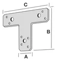 Produktbild: Simpson Strong-Tie Flachwinkelverbinder 66T - 66T (VPE: 10 Stück)