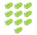 Produktbild: vidaXL Spanngurt Spanngurte 10 Stk. 0,25 Tonnen 5m×25mm Neongrün